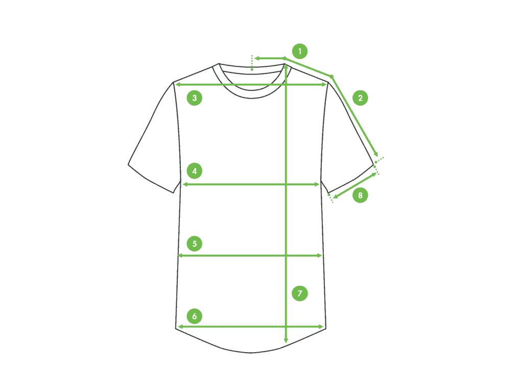 how to measure a tshirt?
