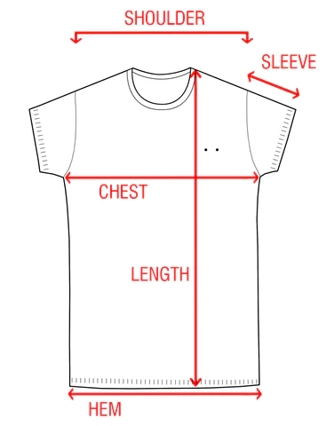 How to measure t shirt size