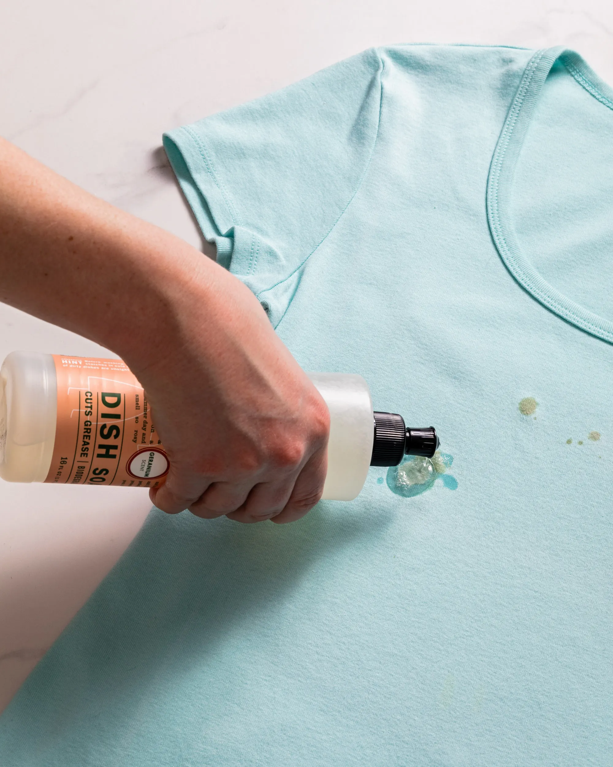 how to get grease out of tshirt
