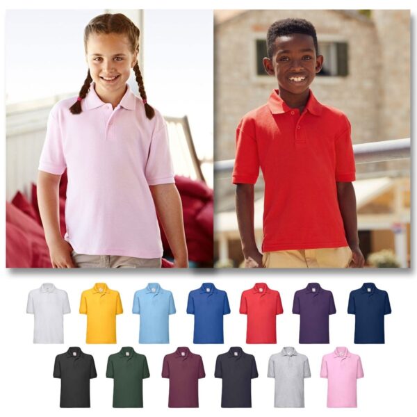kids polo shirt printing London