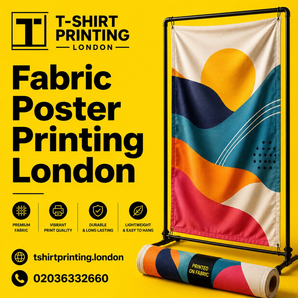 Fabric Poster printing London